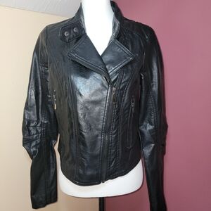 American Culture Faux Leather‎ Jacket - Womens Large